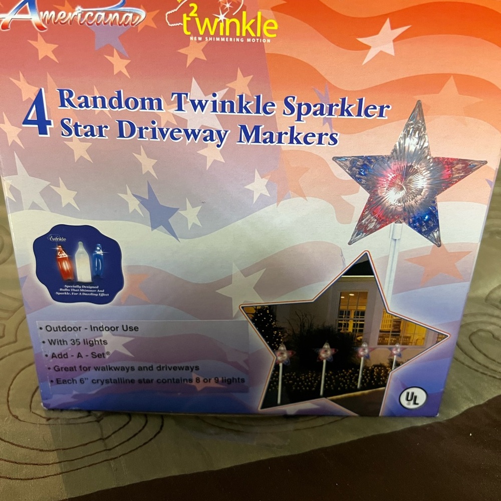 Star Driveway Markers - Multicolor